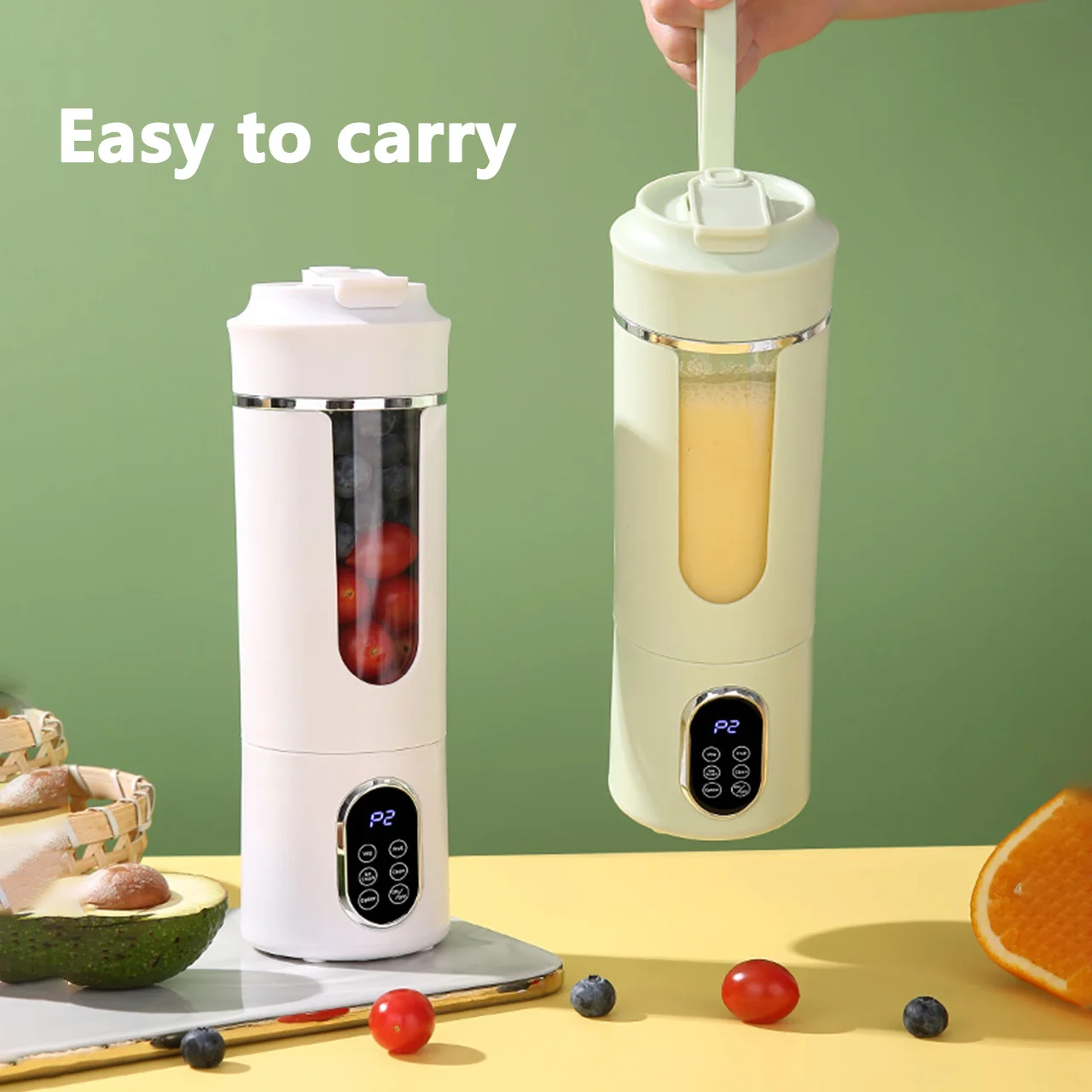530ml USB Rechargeable 12-Blade Portable Blender - Image 5