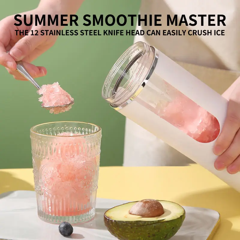 530ml USB Rechargeable 12-Blade Portable Blender - Image 3