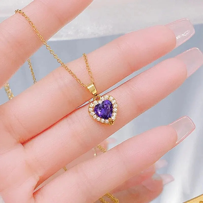 Love Heart Pendant Necklace - Image 2